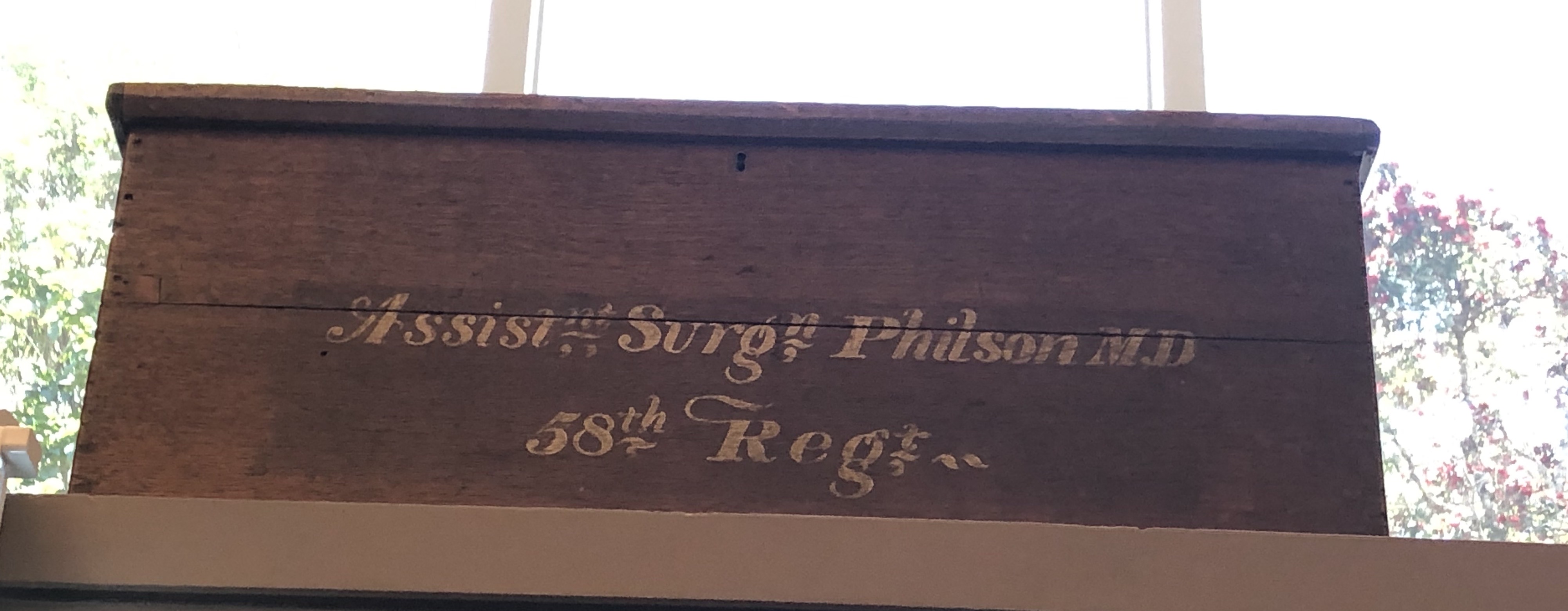 Assistant Surgeon Philson, 58th Regiment 
